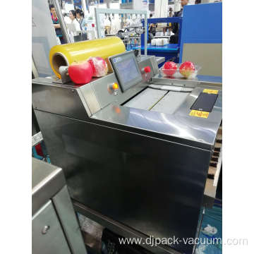 SS304 Bench Type Semi-Auto Tray Wrapper Wrapping Machine